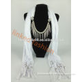 Punk scarves jewelry, neck warmer scarves scarf wholesaler, scarf gift short neck scarves for women